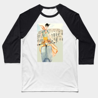 Roman Holiday Baseball T-Shirt